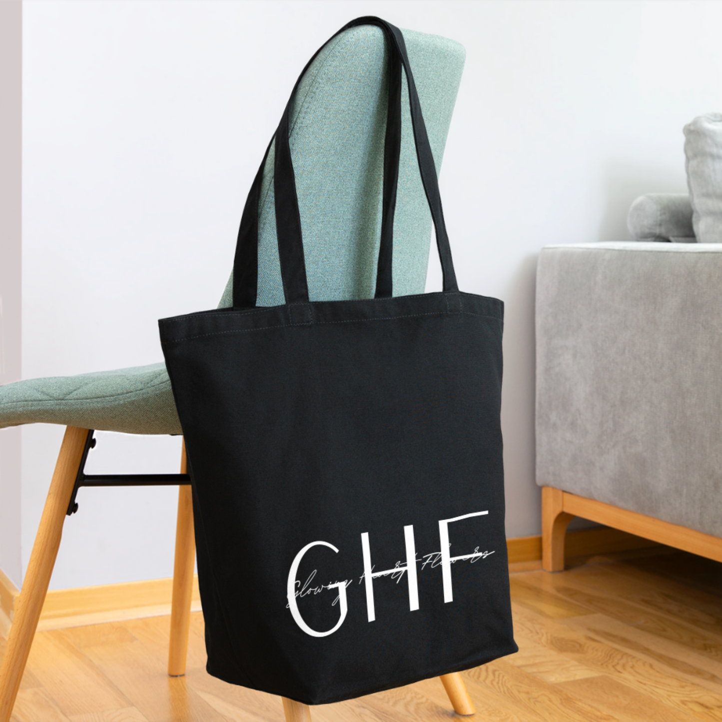 Eco-Friendly Cotton Tote - black