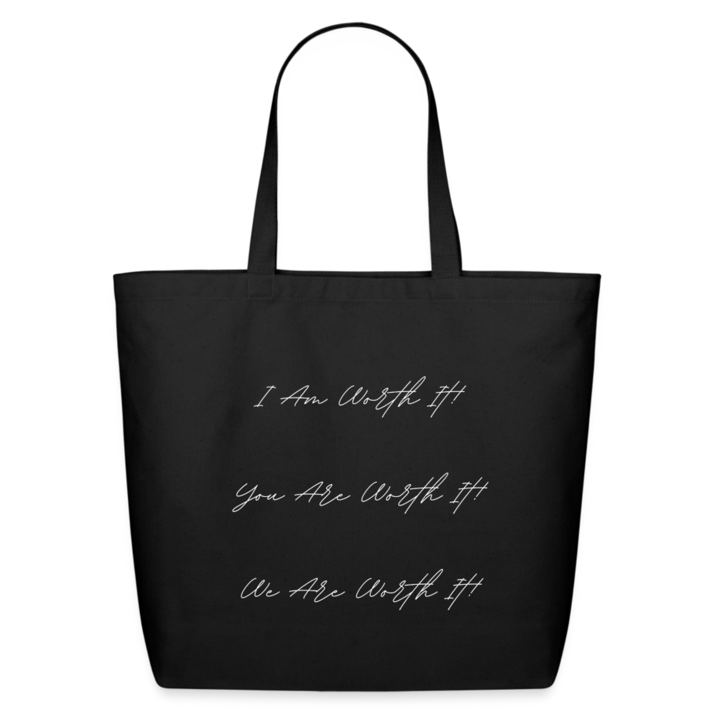 Eco-Friendly Cotton Tote - black