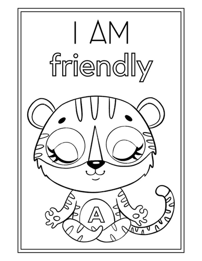 Personalized Affirmations Coloring Book