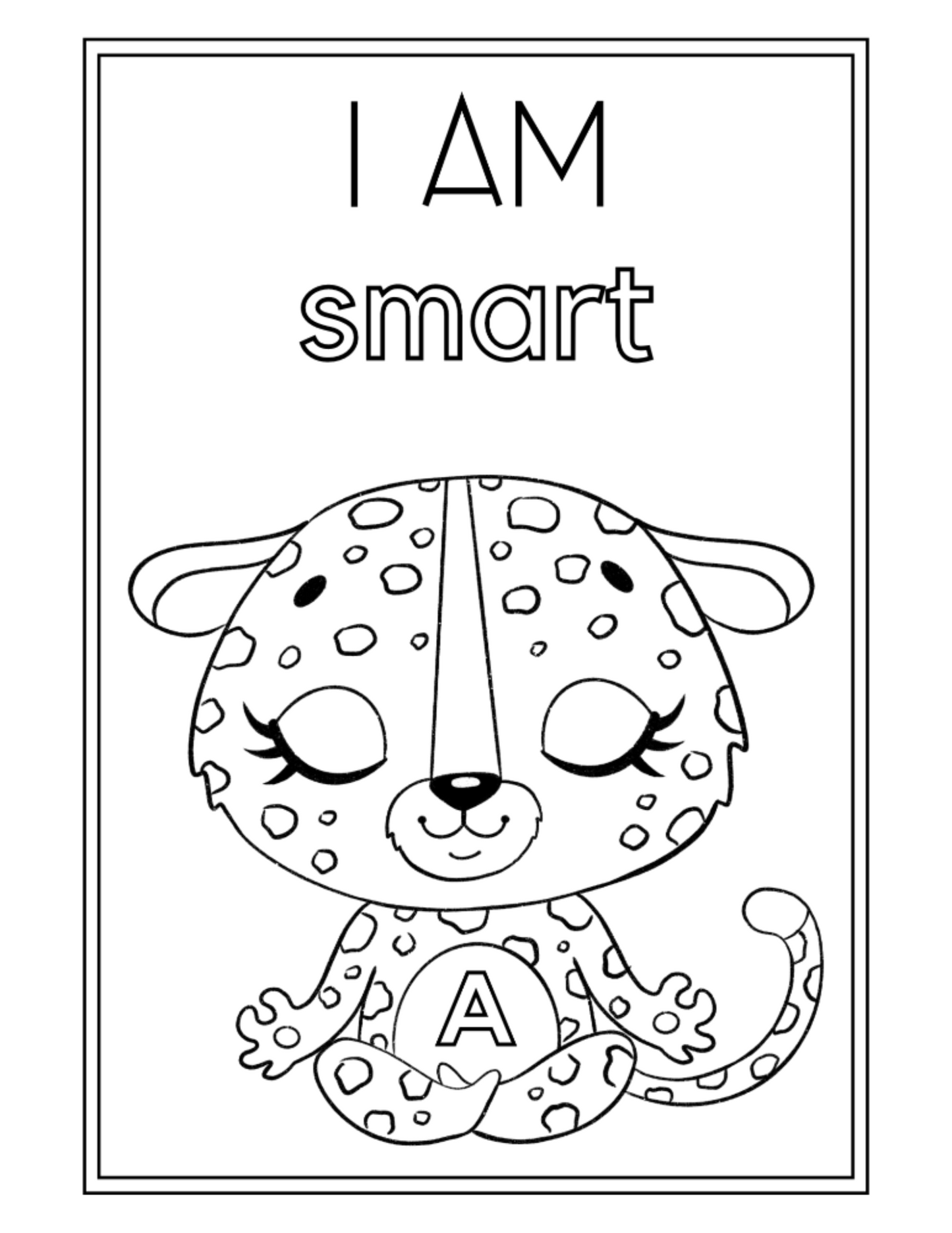 Personalized Affirmations Coloring Book