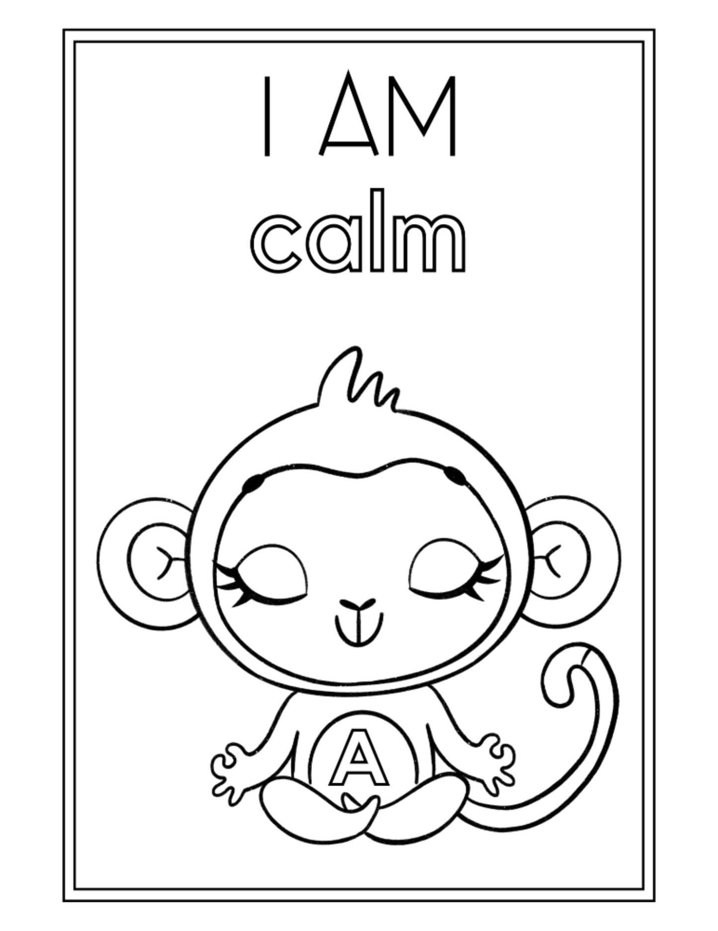 Personalized Affirmations Coloring Book