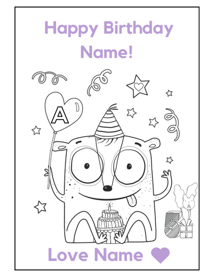 Personalized Affirmations Coloring Book