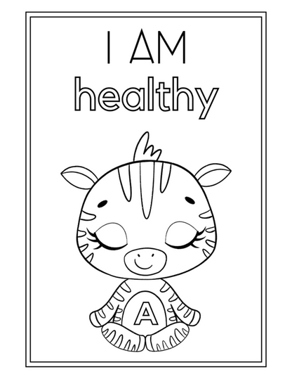 Personalized Affirmations Coloring Book