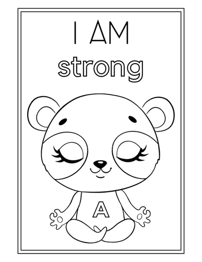 Personalized Affirmations Coloring Book