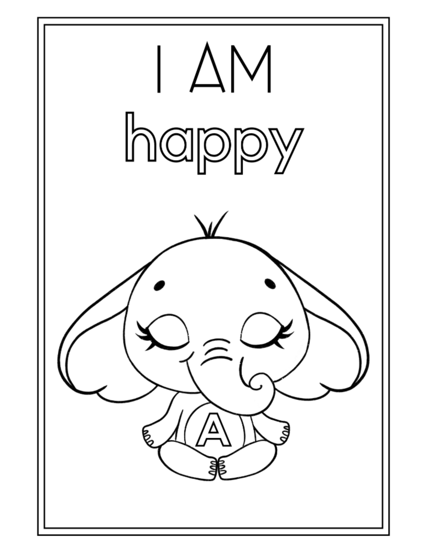 Personalized Affirmations Coloring Book